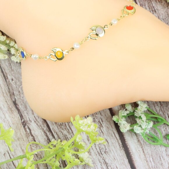 Dainty Anklet for Women – Elegant Everyday Jewelry & Perfect Gift | MLCRC1673 - Picture 2 of 10